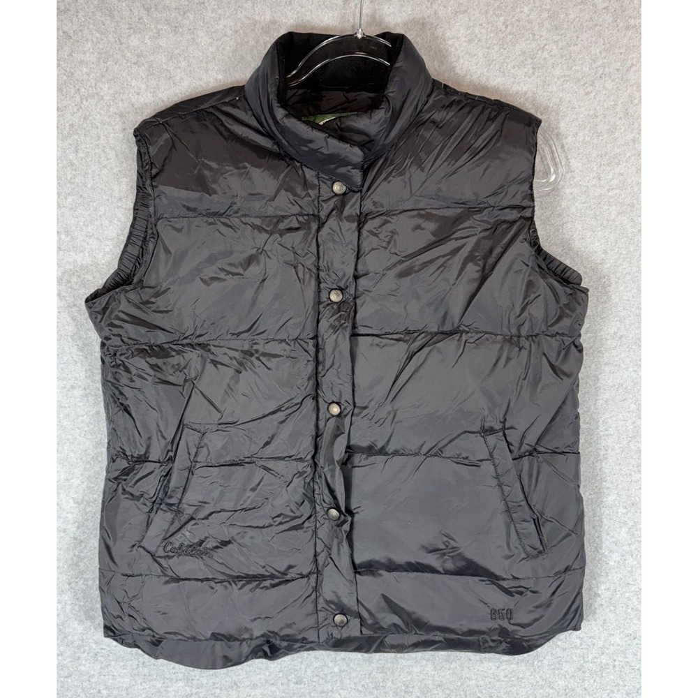 Cabela's Vest Mens Medium Premier Northern Goose Down 650 Fill Puffer Outdoor
